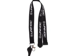 Unihoc Coach-Pfeife mit Band Schwarz