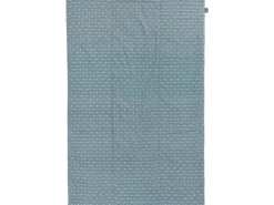 Urbanara Picknickdecke Ankisa 130 x 190 cm - Grüngrau / Weiss