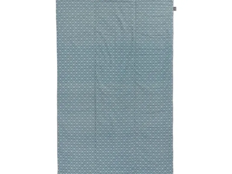 Urbanara Picknickdecke Ankisa 130 x 190 cm - Grüngrau / Weiss