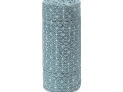 Urbanara Picknickdecke Ankisa 130 x 190 cm - Grüngrau / Weiss