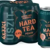 USZIT Hard Tea Peach 4 x 0.33 l