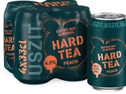 USZIT Hard Tea Peach 4 x 0.33 l