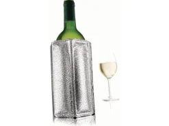 Vacuvin Flaschenmanschette Silber