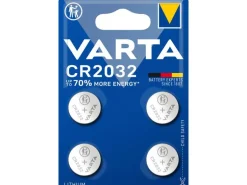 Varta Knopfzelle CR2032 , 4 Stück