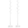 VASAGLE Garderobenständer 175 cm, Weiss