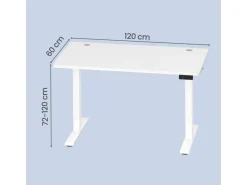 VASAGLE Height-Adjustable Desk