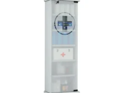 VCM Erste Hilfe Schrank Gusal XXL Weiss