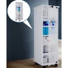 VCM Erste Hilfe Schrank Nilasu 98 x 31 x 35 cm, Weiss