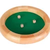 vedes CG Würfelteller #30 cm Holz 30 cm mit 3 Würfeln