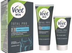 Veet MEN Haarentfernungscreme Intimbereich + Pflegebalsam, 150 ml