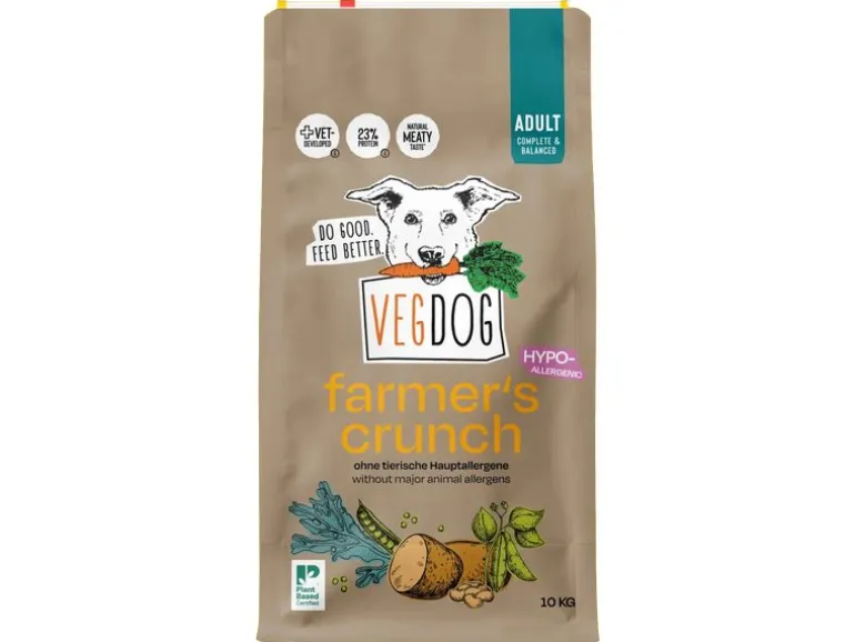 Vegdog Farmer's Crunch hypoallergen 10 kg