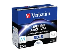 Verbatim BD-R M-Disc 25 GB, Jewelcase (5 Stück)