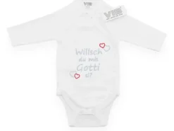 Very Important Baby Body Willsch du mis Gotti si? Weiss