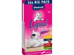 Vitakraft Katzen-Snack Liquid Snack Multipack, 16 x 15 g