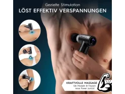 VITALmaxx Massage Pistole Mini-Gun 5-teilig