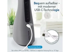 VITALmaxx Munddusche mit 8 Aufsätzen, Anthrazit