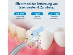 VITALmaxx Munddusche mit 8 Aufsätzen, Anthrazit