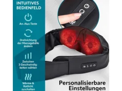VITALmaxx Nacken-Massagekissen 12 V, Schwarz