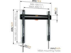 Vogel's Wandhalterung TVM 3405B Schwarz