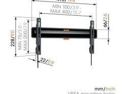 Vogel's Wandhalterung TVM 3405 SP Schwarz