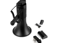 Vonyx Megaphon MEG075 75 W Bluetooth Schwarz mit Sirene
