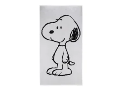 Vossen Strandtuch Snoopy Beach 100 x 180 cm Black/White