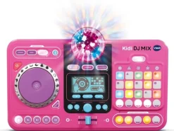 Vtech Kidi DJ Mix Kunststoff, Pink, mit Licht- und Soundeffekten