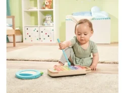 Vtech Musikspielzeug Interaktives Holz-Xylofon mit Tamburin -DE-