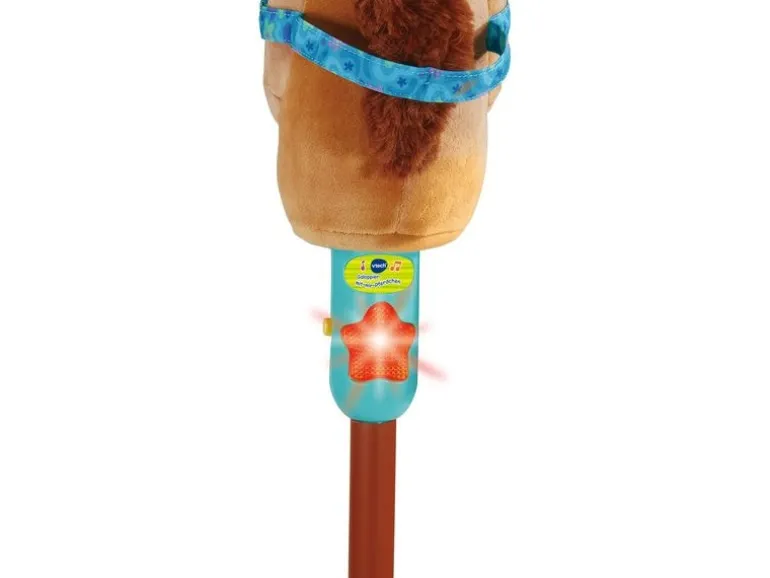 Vtech Steckenpferd Galoppier-mit-mir-Pferdchen Blau/Braun