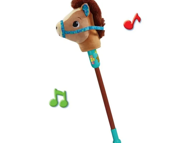 Vtech Steckenpferd Galoppier-mit-mir-Pferdchen Blau/Braun