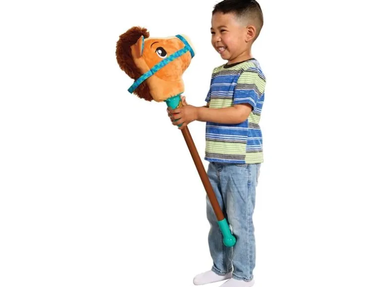 Vtech Steckenpferd Galoppier-mit-mir-Pferdchen Blau/Braun