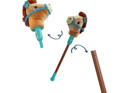 Vtech Steckenpferd Galoppier-mit-mir-Pferdchen Blau/Braun