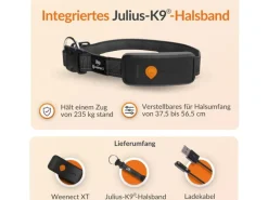 Weenect GPS-Tracker für Hunde XT mit Halsband schwarz