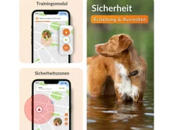 Weenect GPS-Tracker XS für Hunde, Schwarz