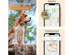 Weenect GPS-Tracker XS für Hunde, Schwarz