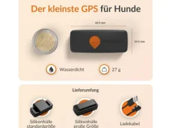 Weenect GPS-Tracker XS für Hunde, Schwarz