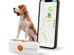 Weenect GPS-Tracker XS für Hunde, Weiss