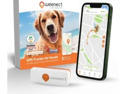 Weenect GPS-Tracker XS für Hunde, Weiss