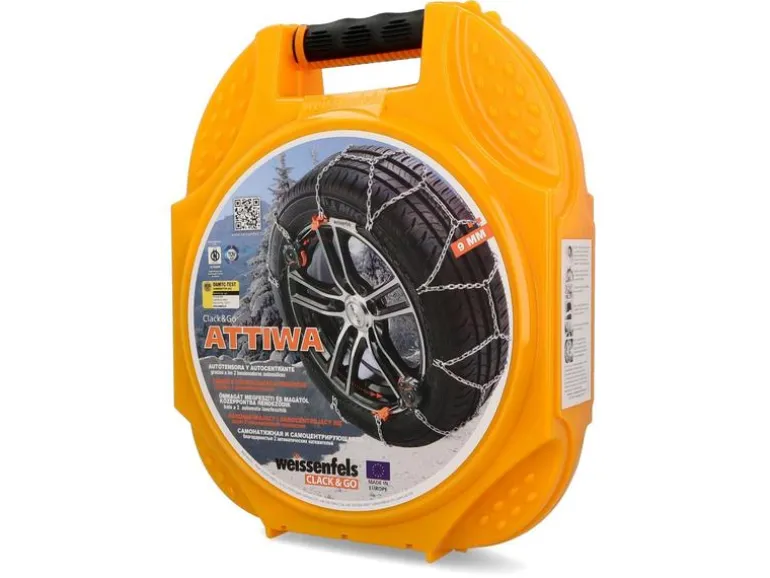 Weissenfels Stahlschneekette Attiwa Clack & Go 9
