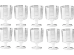 Weita Einweg-Weinglas 200 ml 10 Stück, Transparent