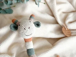 Welcomebabybox Geschenkset Lio – Decke & Giraffe