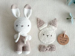 Welcomebabybox Geschenkset Timo – Decke & Hase