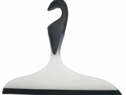 Wenko Duschabzieher Loano Schwarz/Weiss