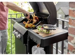 Wenko Grillzange BBQ 45 cm, Schwarz/Silber
