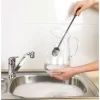 Wenko Silikon Flaschenbürste 38 cm Grau/Dunkelgrau