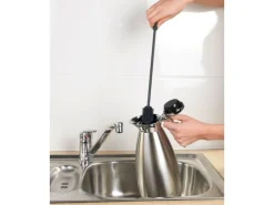 Wenko Silikon Flaschenbürste 38 cm Grau/Dunkelgrau
