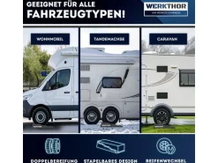 Werkthor Flache Auffahrkeile 2er Set, Grau