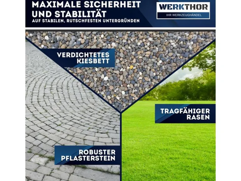 Werkthor Flache Auffahrkeile 2er Set, Grau