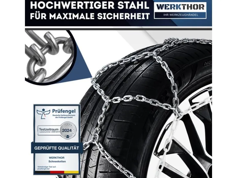 Werkthor Stahlschneekette WT 130 2er Set