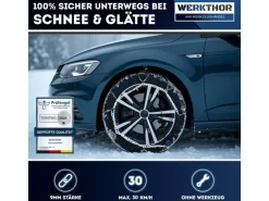 Werkthor Stahlschneekette WT 120 2er Set